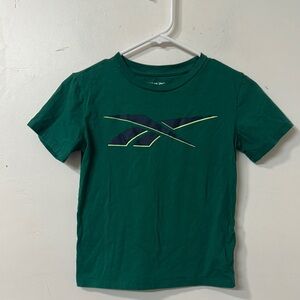Reebok Green Short Sleeve Tee with Graphic Design
